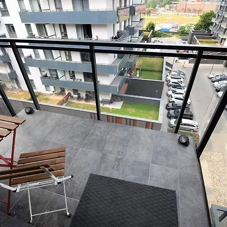 Blue Bastion Walowa 23c Z Klimatyzacja I Miejscem Parkingowym W Podziemnym Parkingu Apartamento